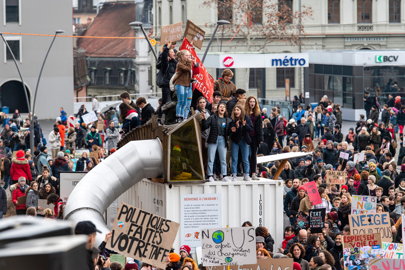 A Lausanne, ils étaient plus de 15000 selon les organisateurs
