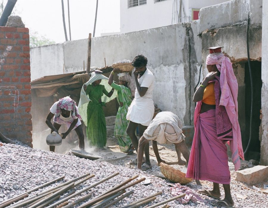 travailleurs forcés en Inde.