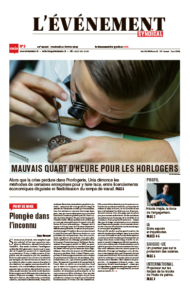 couverture du journal