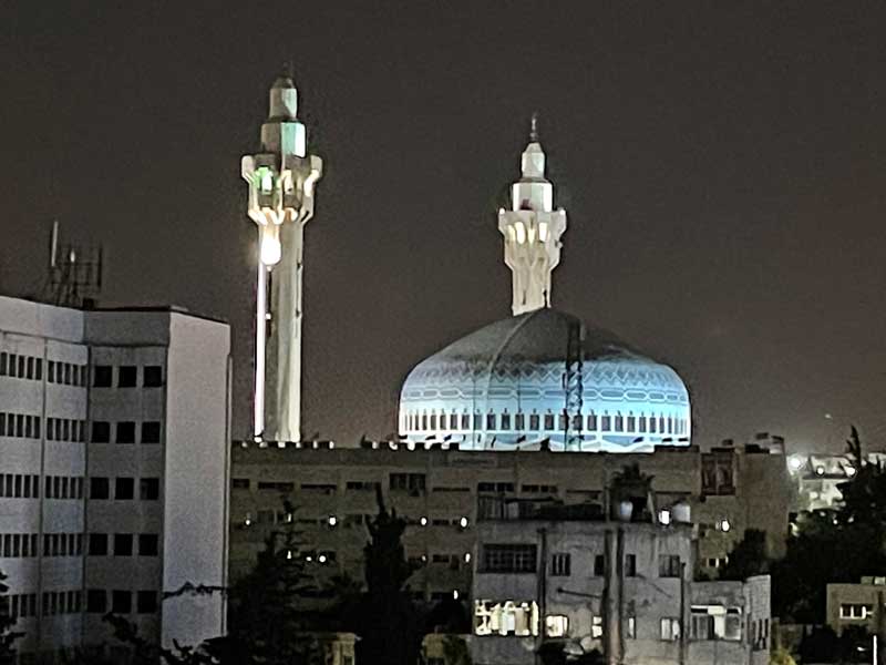 La mosquée d’Amman.
