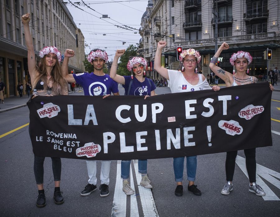 Grève des femmes du 14 juin 2019 à Lausanne.