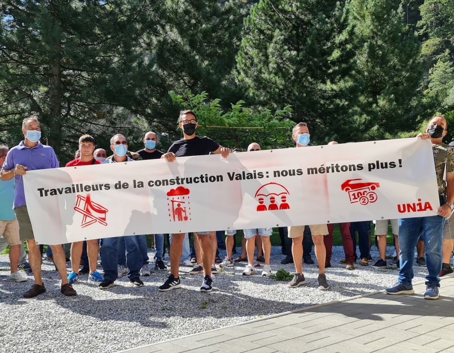 Assises de la construction du Valais en août 2021.