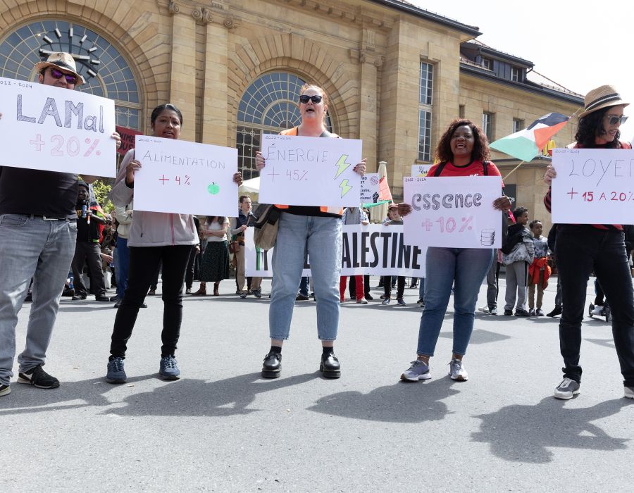 manifestation pour le pouvoir d'achat