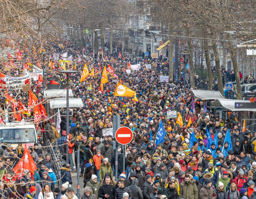 Manifestation en France.
