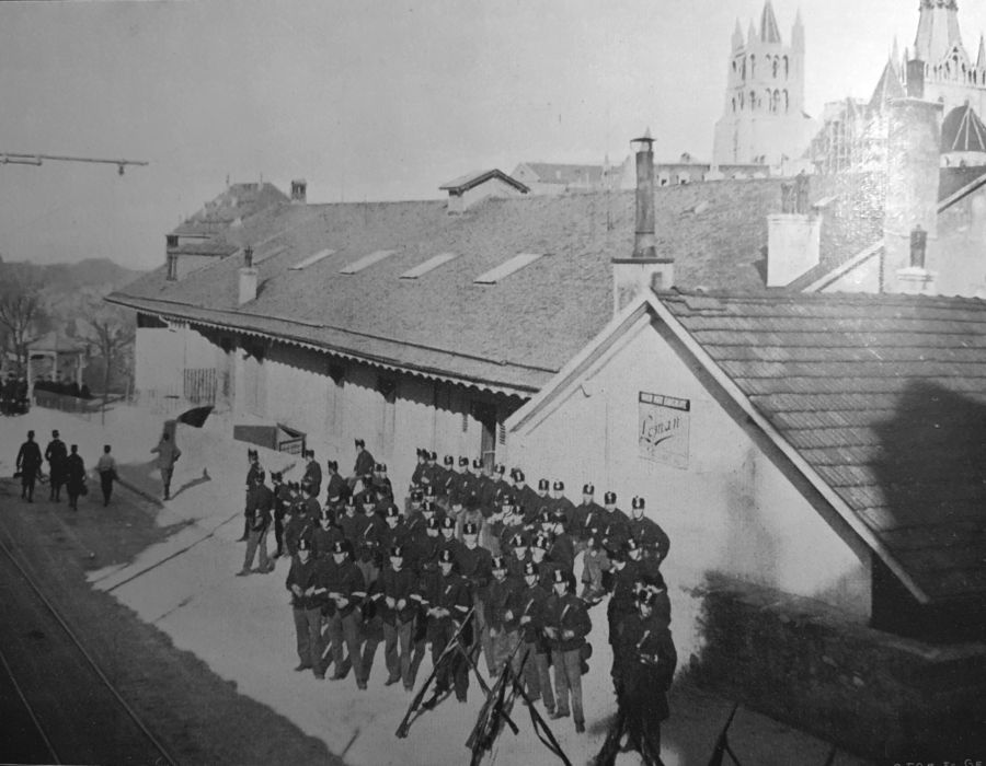 Maison du peuple à Lausanne en 1907